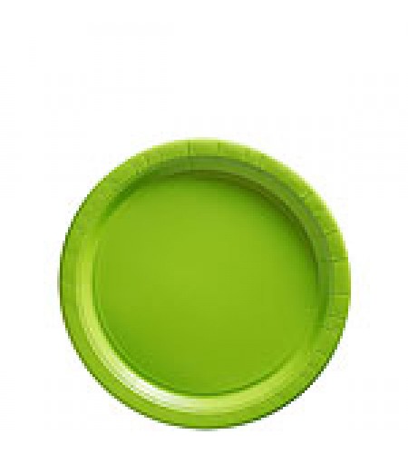 PRATOS DESCARTAVEIS VERDES 17CM